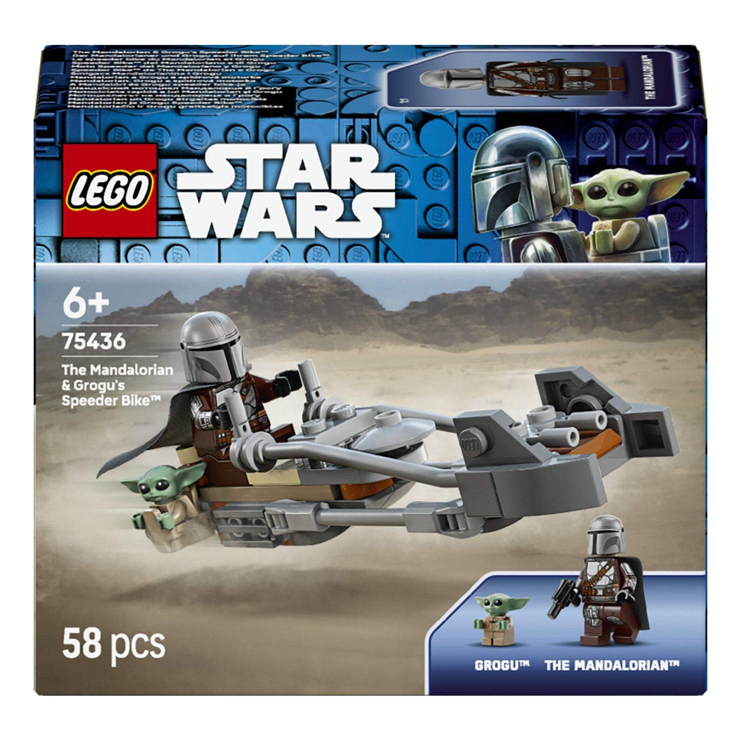 LEGO Star Wars - Speeder Bike de The Mandalorian e Grogu - 75436