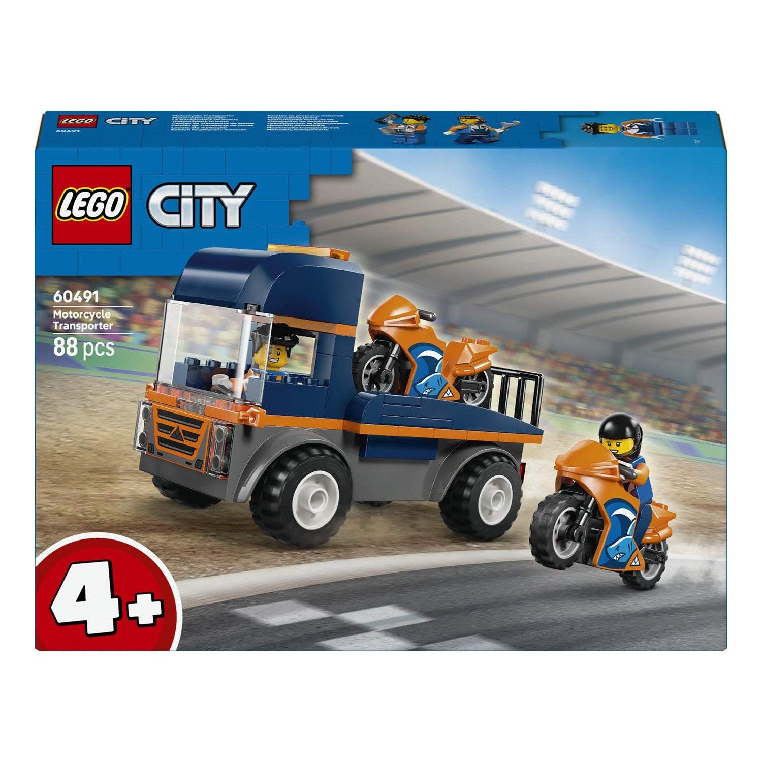 LEGO City - Camião de Transporte de Motas - 60491