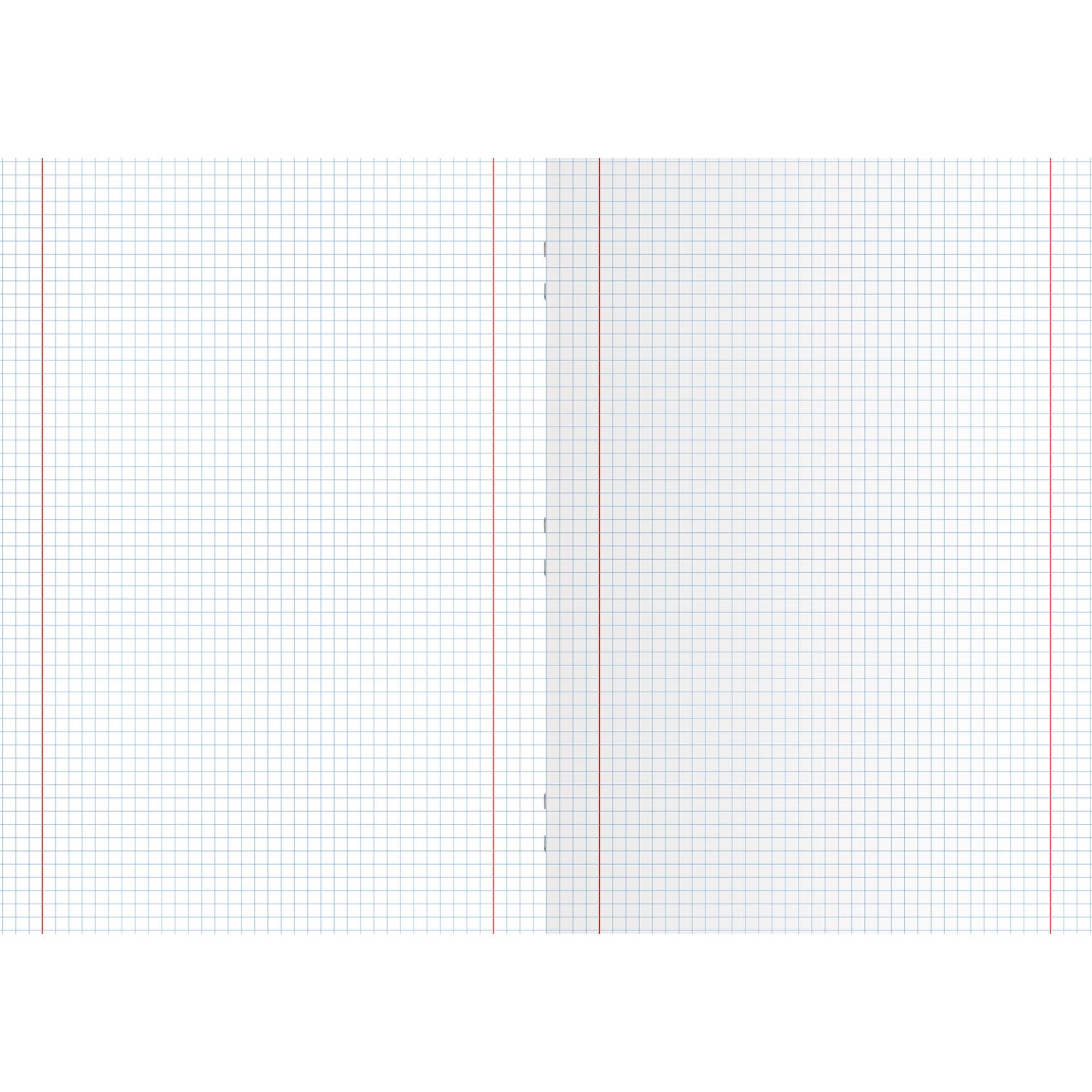 Caderno Agrafado A4 Capa Preta Quadriculado Note!