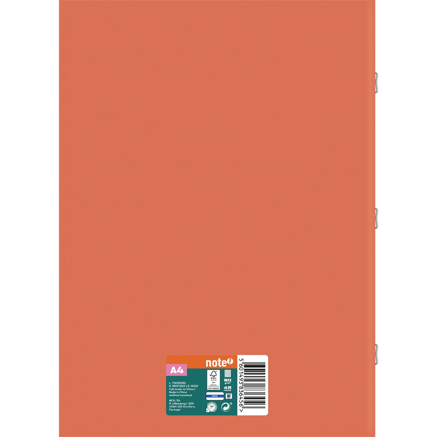 Caderno Agrafado A4 Quadriculado 2 em 1 (várias opções) Note!