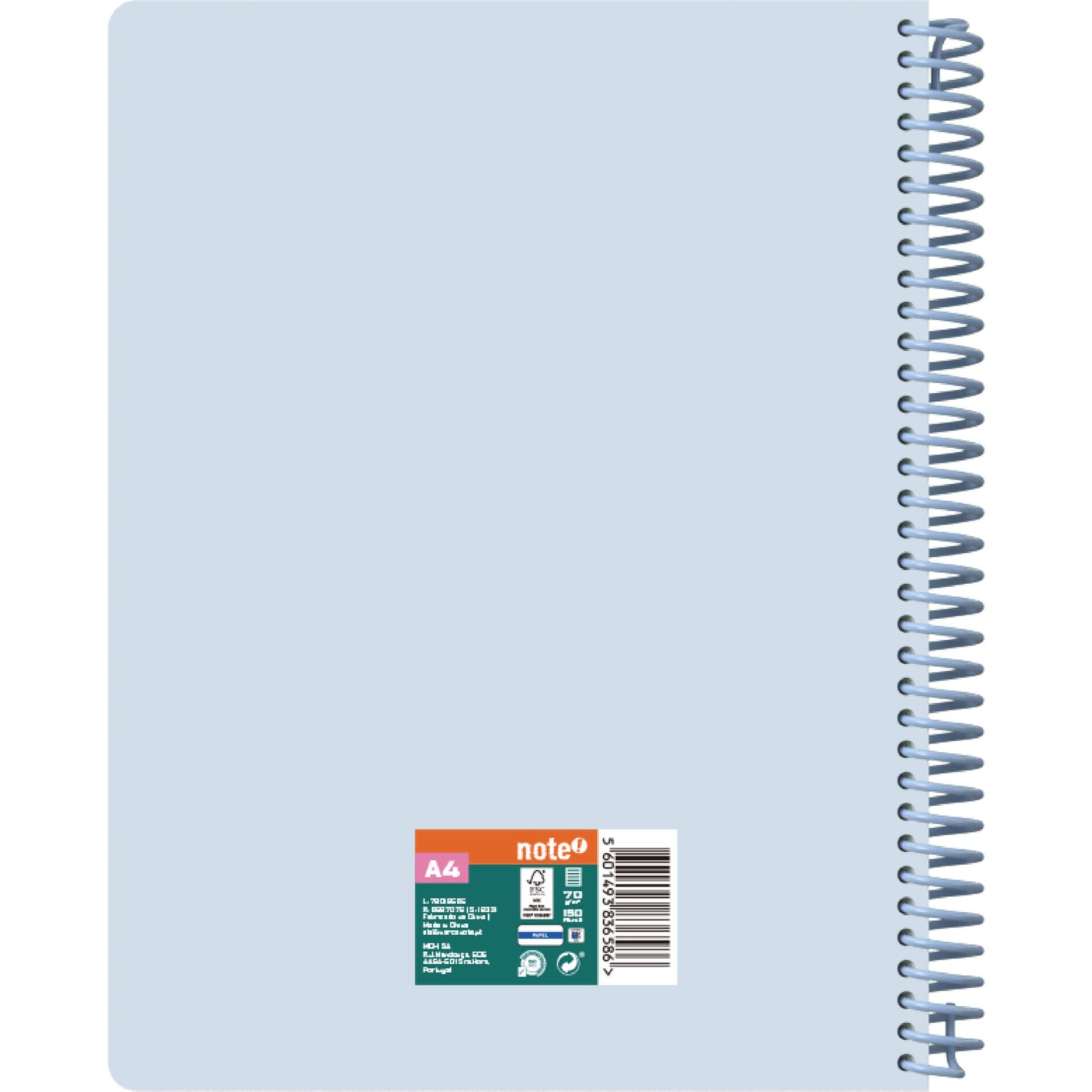 Caderno Espiral A4 Capa Dura Pautado Pastel (várias opções) Note!