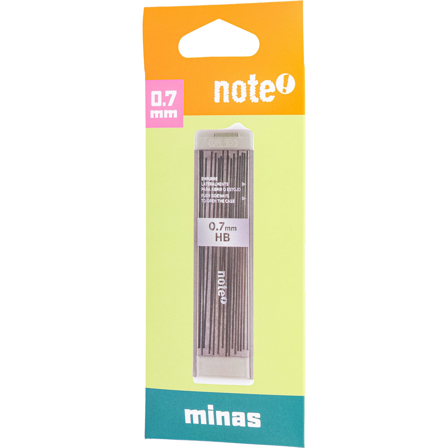 Conjunto 2 Tubo Minas 0.7 Milímetros 12 Unidades Note!
