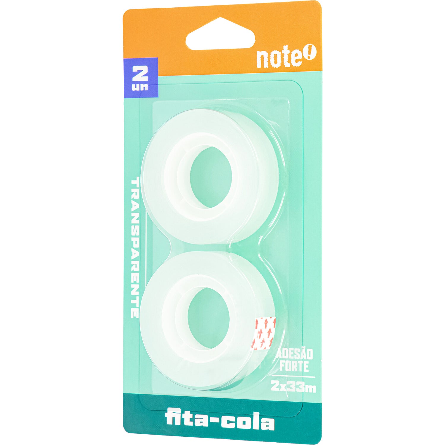 Fita Cola Transp 33*15 2 Unidades Note!