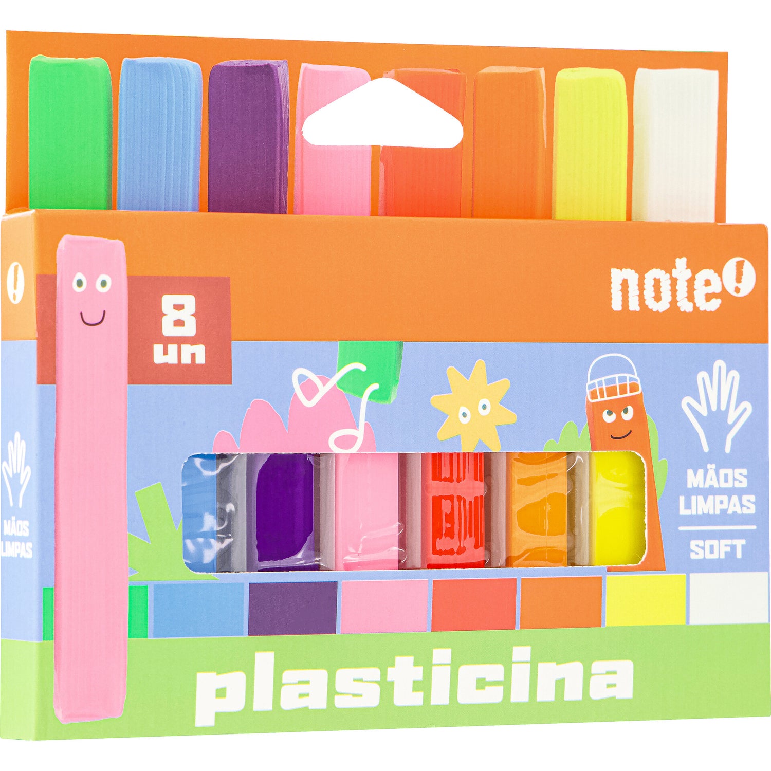 Plasticina Com 8 Barras Note!