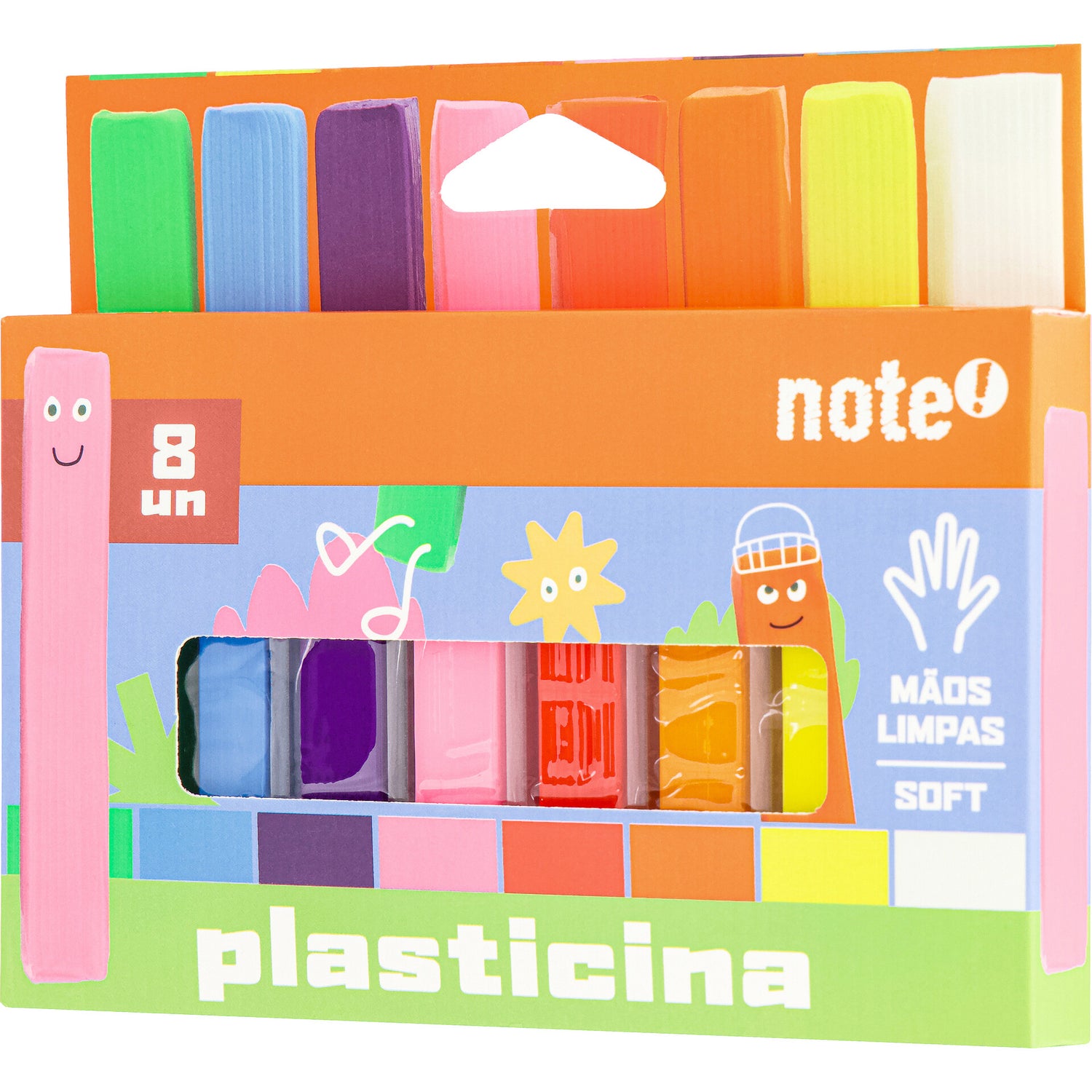 Plasticina Com 8 Barras Note!