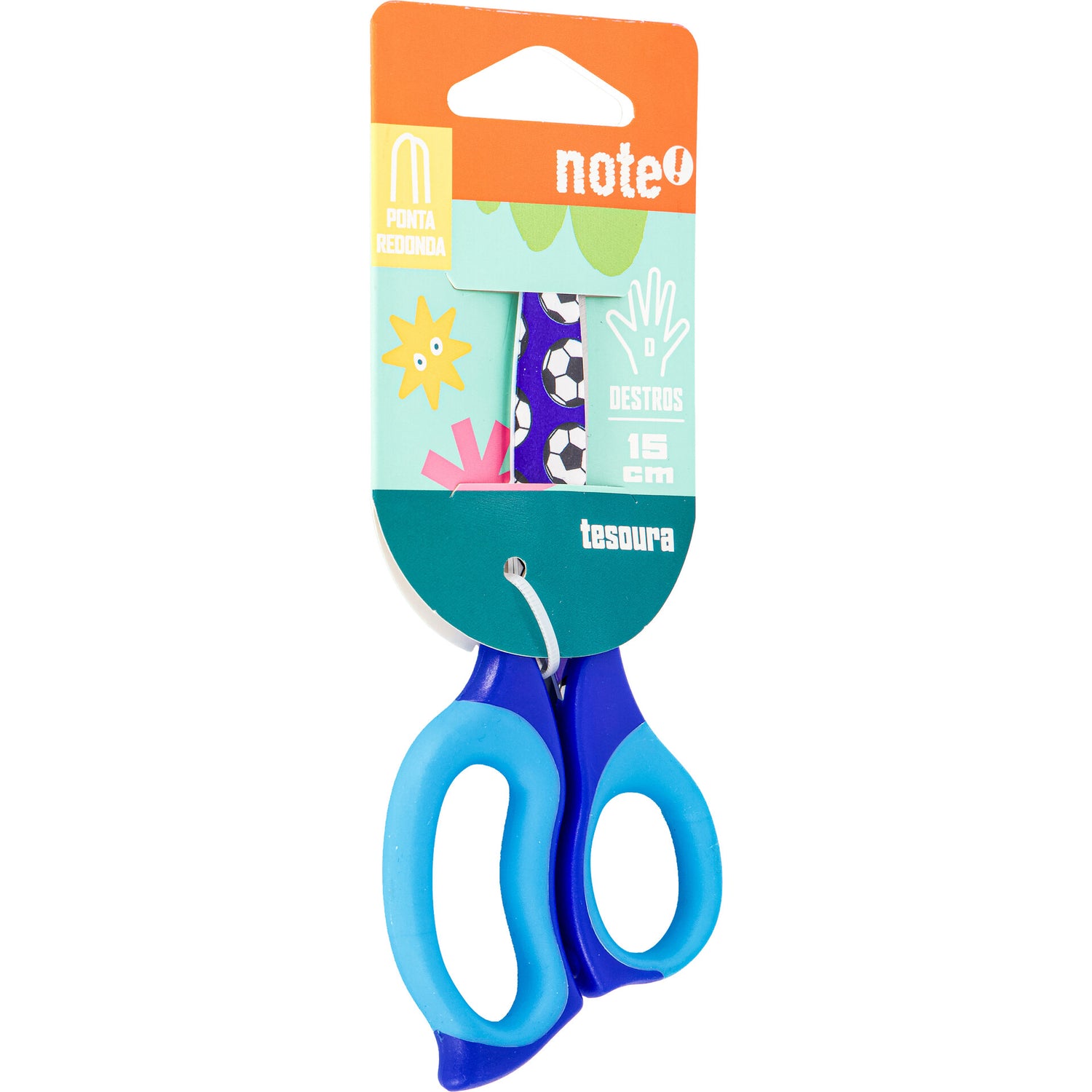 Tesoura 15.5cm Pontas Redondas com Prints (várias opções) Note!