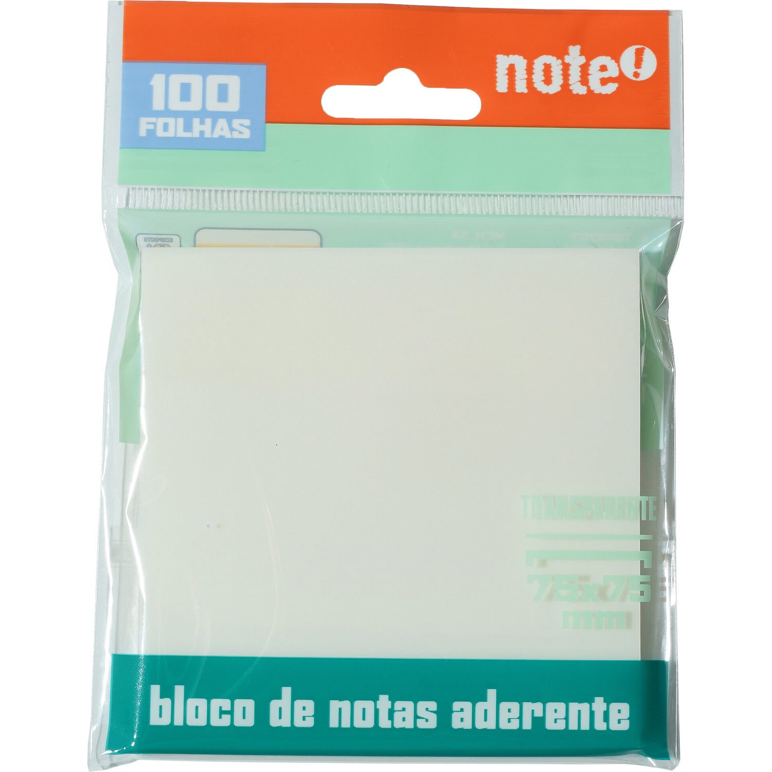 Bloco Notas Ader 75*75 100 F Transp Note!