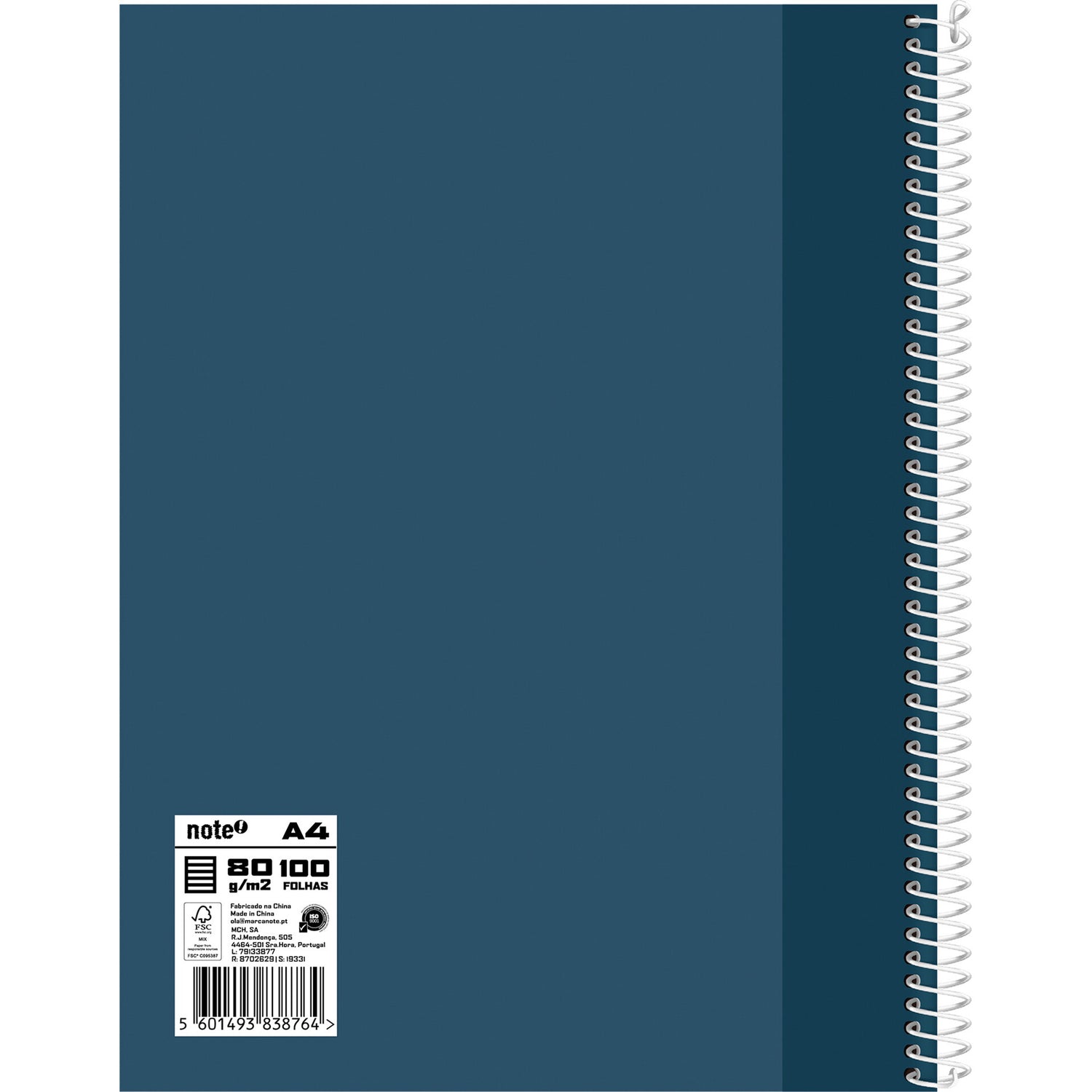 Caderno Esp Formato A4 100 F 80 G P Cdura Note!