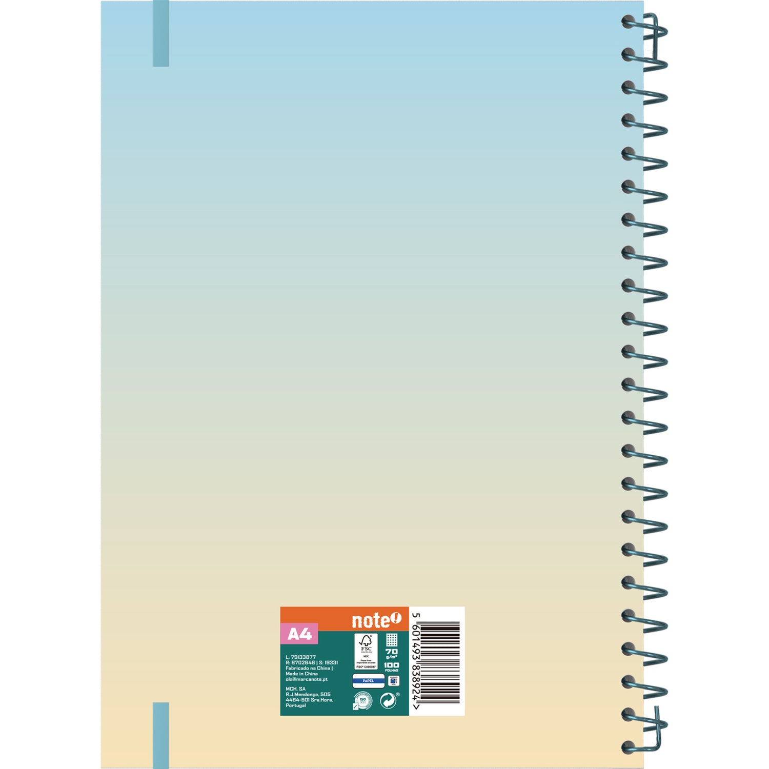 Caderno Esp Formato A4 Pp Q 100 F 70 G Iris