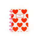 Conjunto Caderno A6 + 3 Washi Tapes - Amo-Te