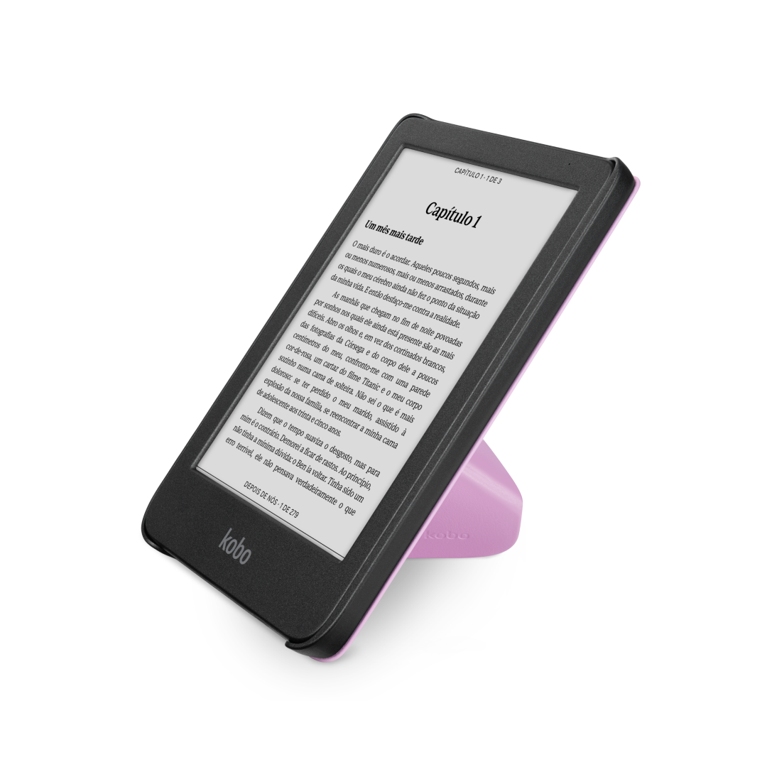 Capa Sleepcover para Kobo Clara Colour/BW - Rosa Bombom