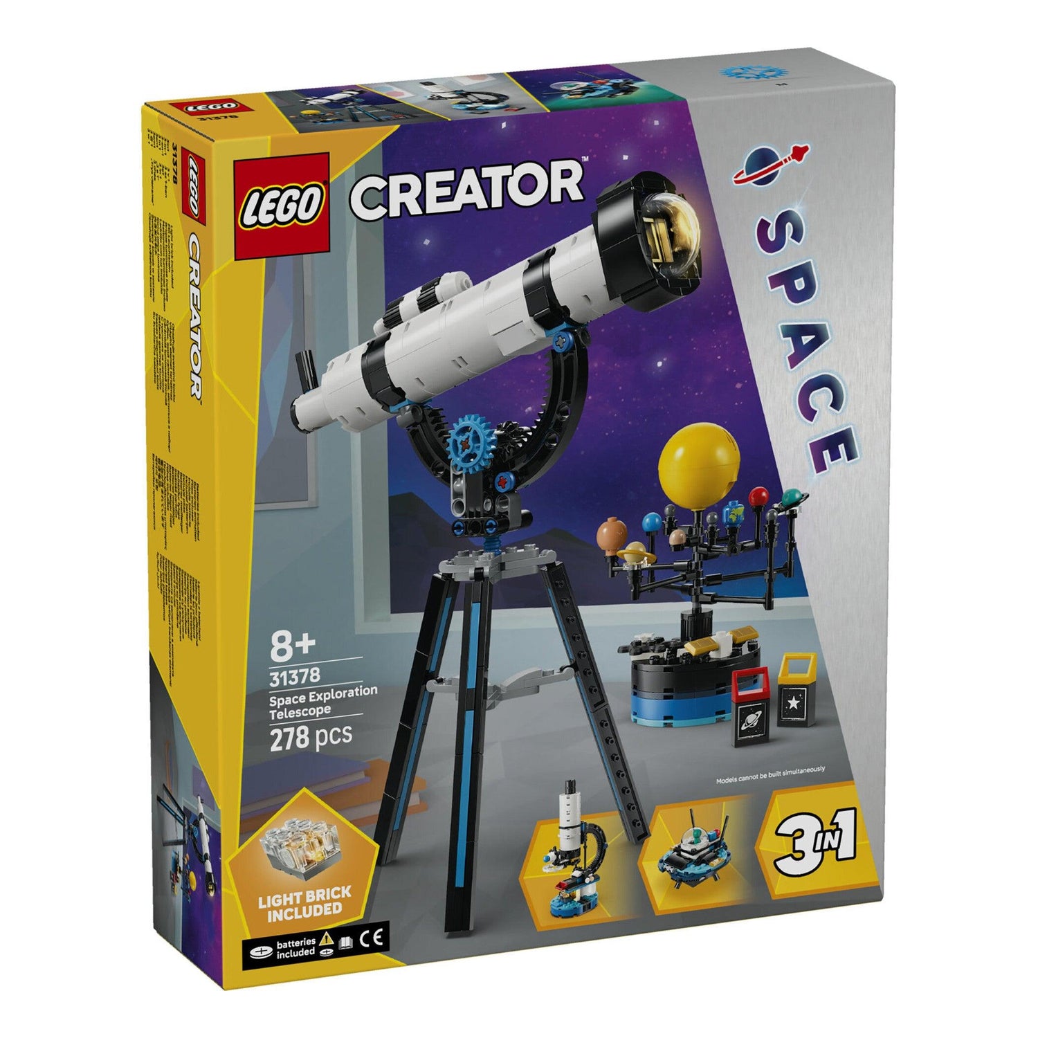 LEGO Creator - Telescópio de Exploração Espacial - 31378