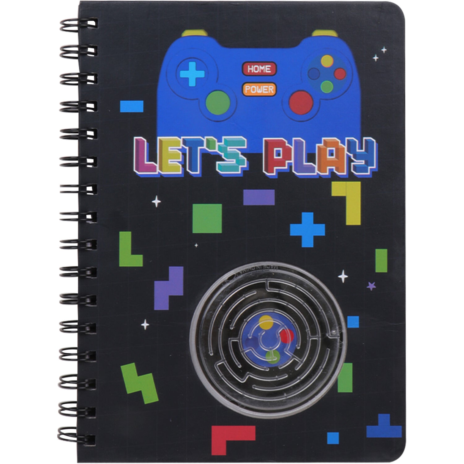 Caderno Espiral A5 com Jogo Interativo Pautado Game Note!