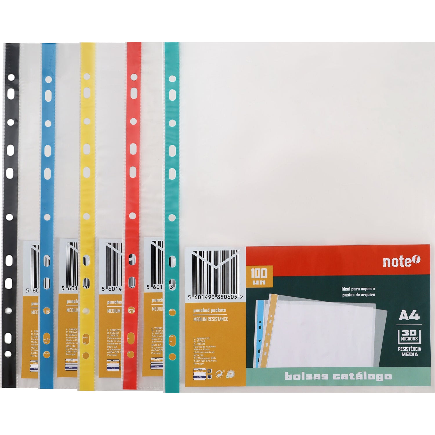 Bolsa Catálogo Colour Edge A4 30 Microns 100 Unidades (várias opções) Note!