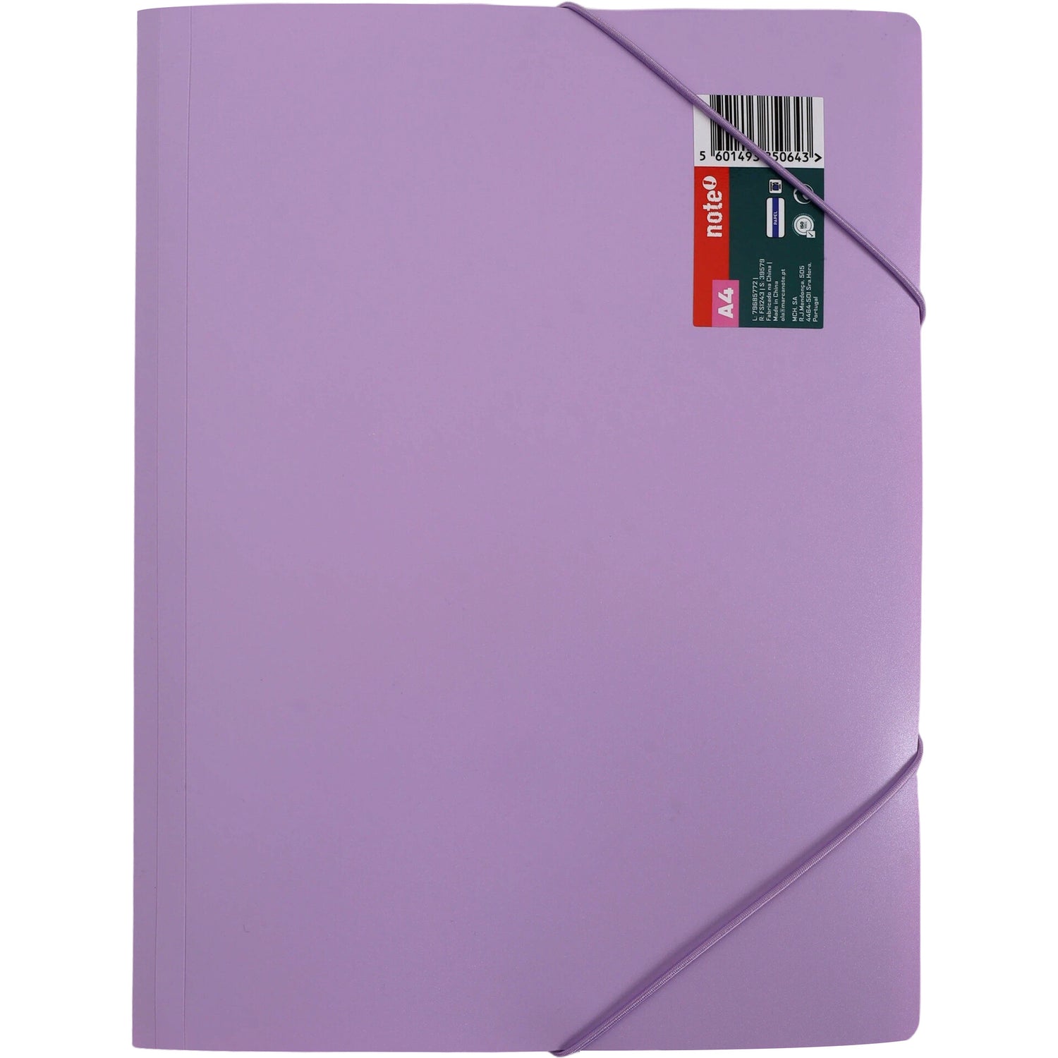 Capa Formato A4 Com Elast Pastel Bicolor Note!