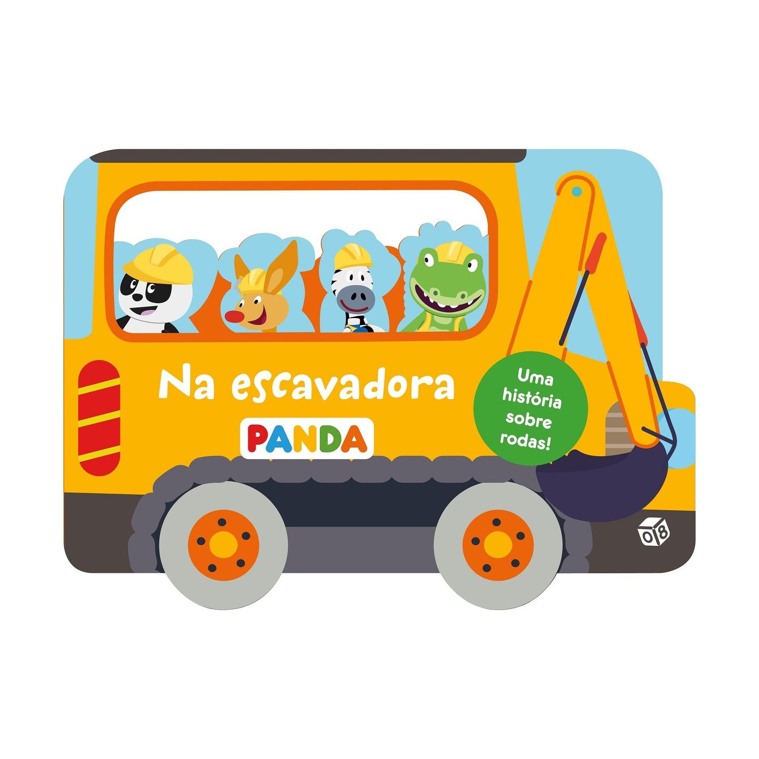 Panda-Na Escavadora:Livro De Histórias de Zero A Oito