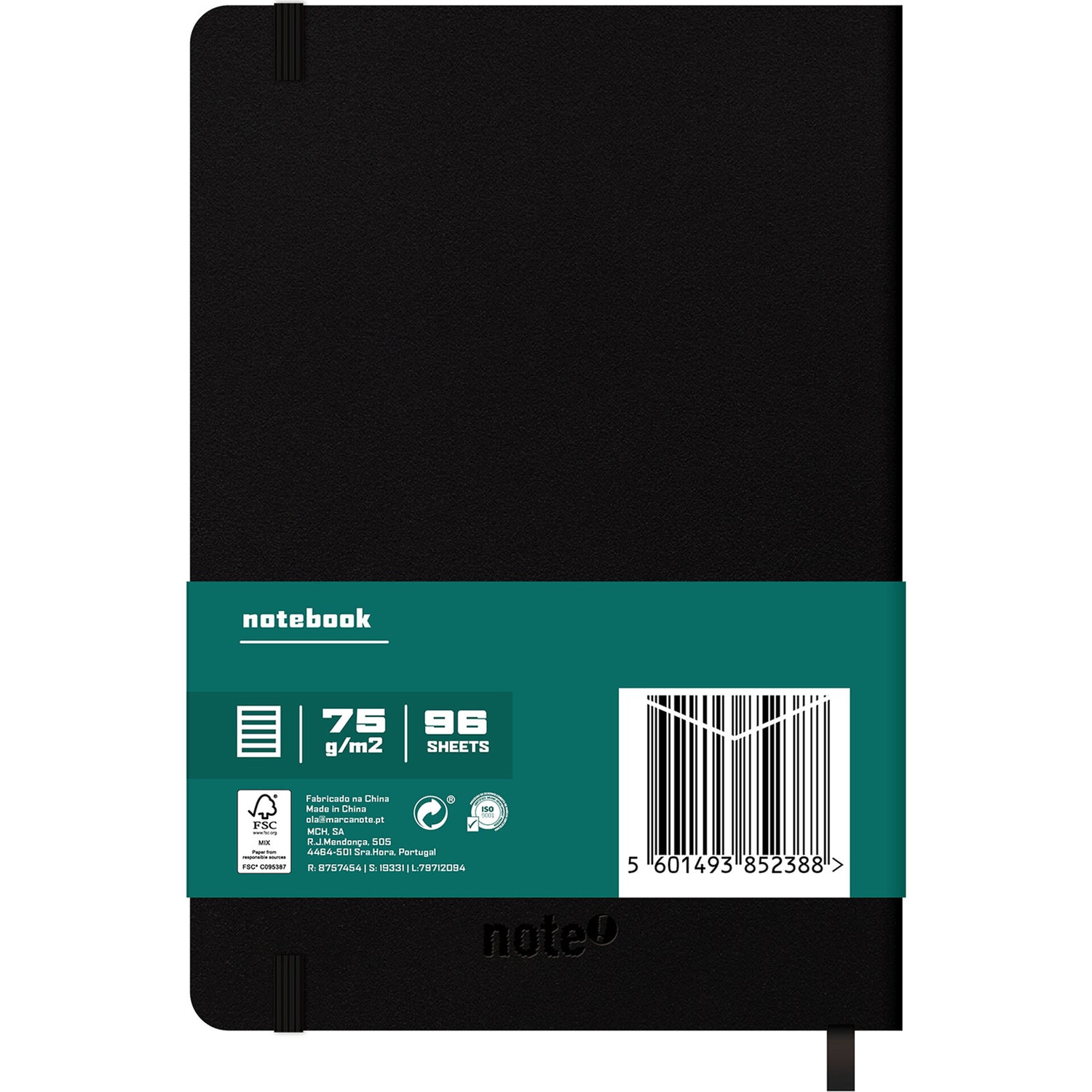 Caderno Agraf Formato A5 C.Dura Com Elast Sh P Pt Note