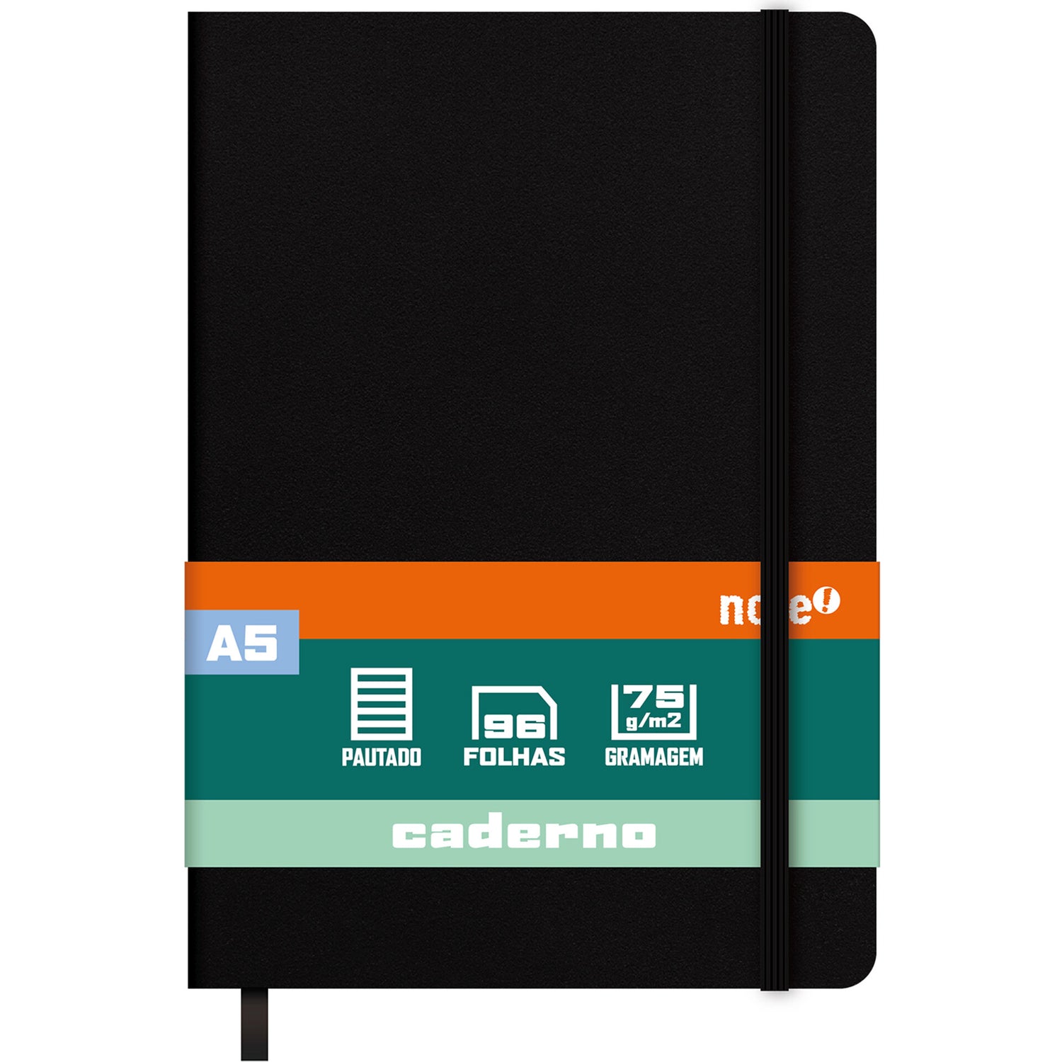 Caderno Agraf Formato A5 C.Soft Com Elast Sh P Pt Note