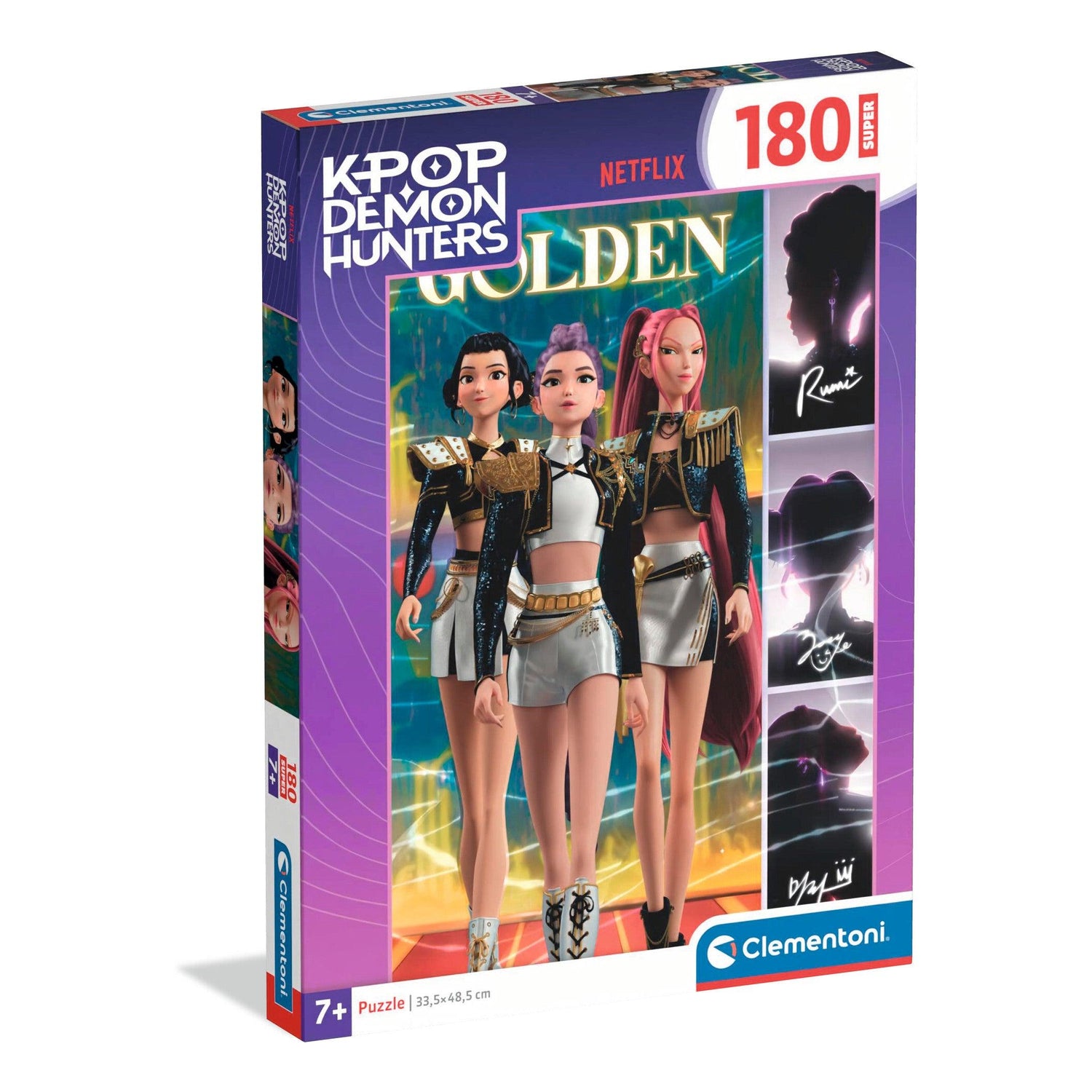 K-Pop - Puzzle 180 Peças Super K-Pop Demon Hunters