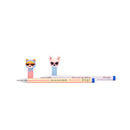 Conjunto 2 Canetas Apagar Bo-Bo-Gato+Chihuahua