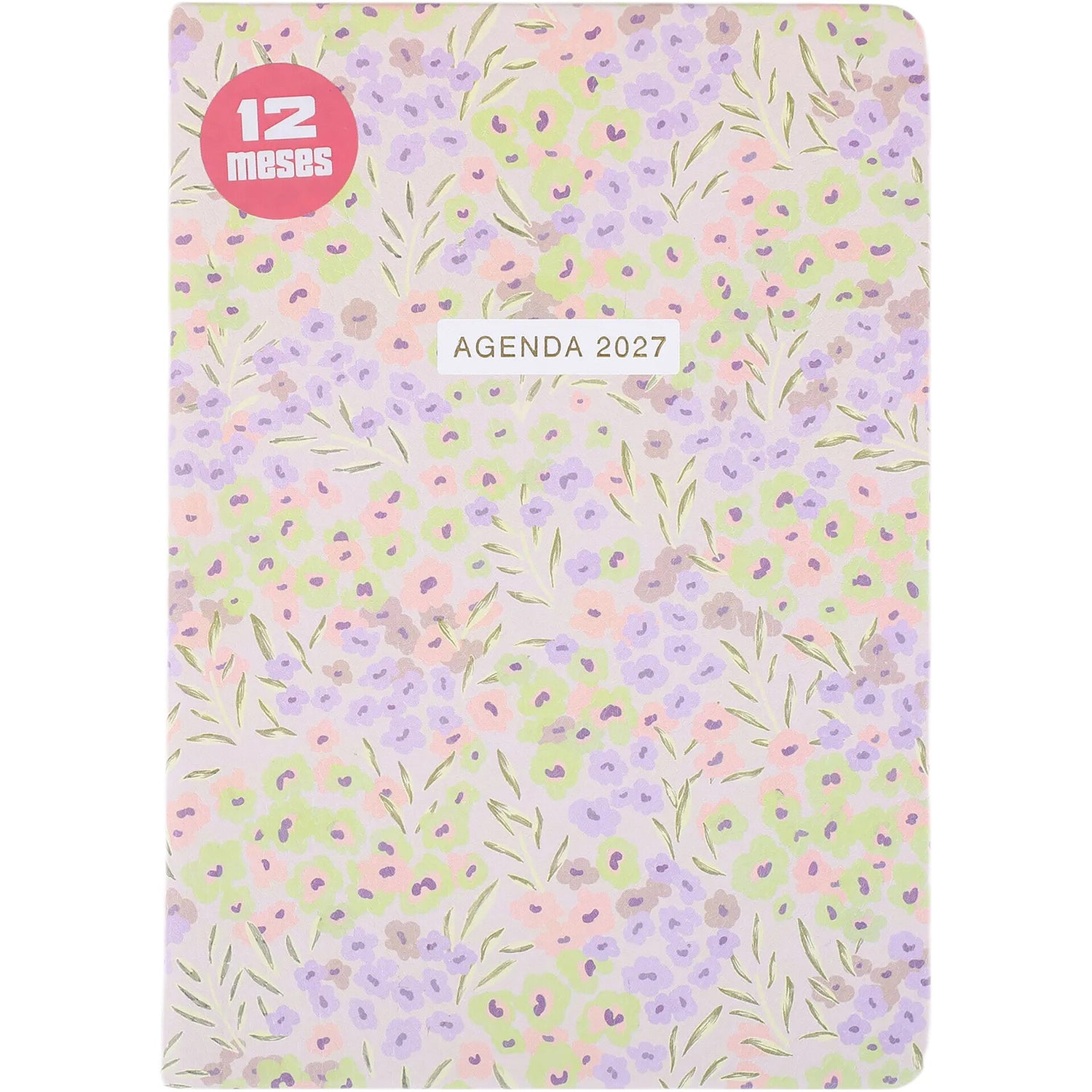 Agenda A5 2027 12 Meses Semanal Mini Flowers (várias opções) Note
