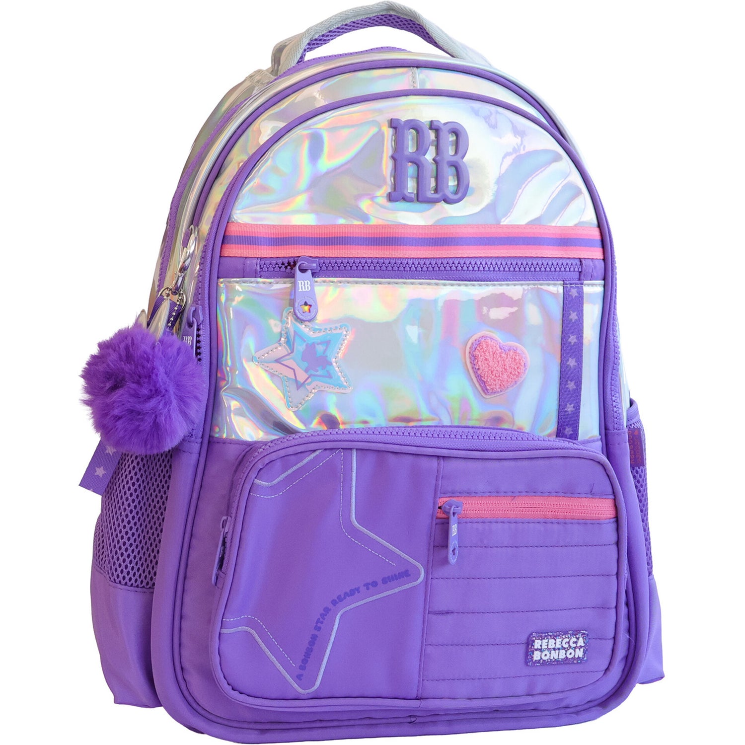 Mochila Holo Lilás Rebecca Bonbon