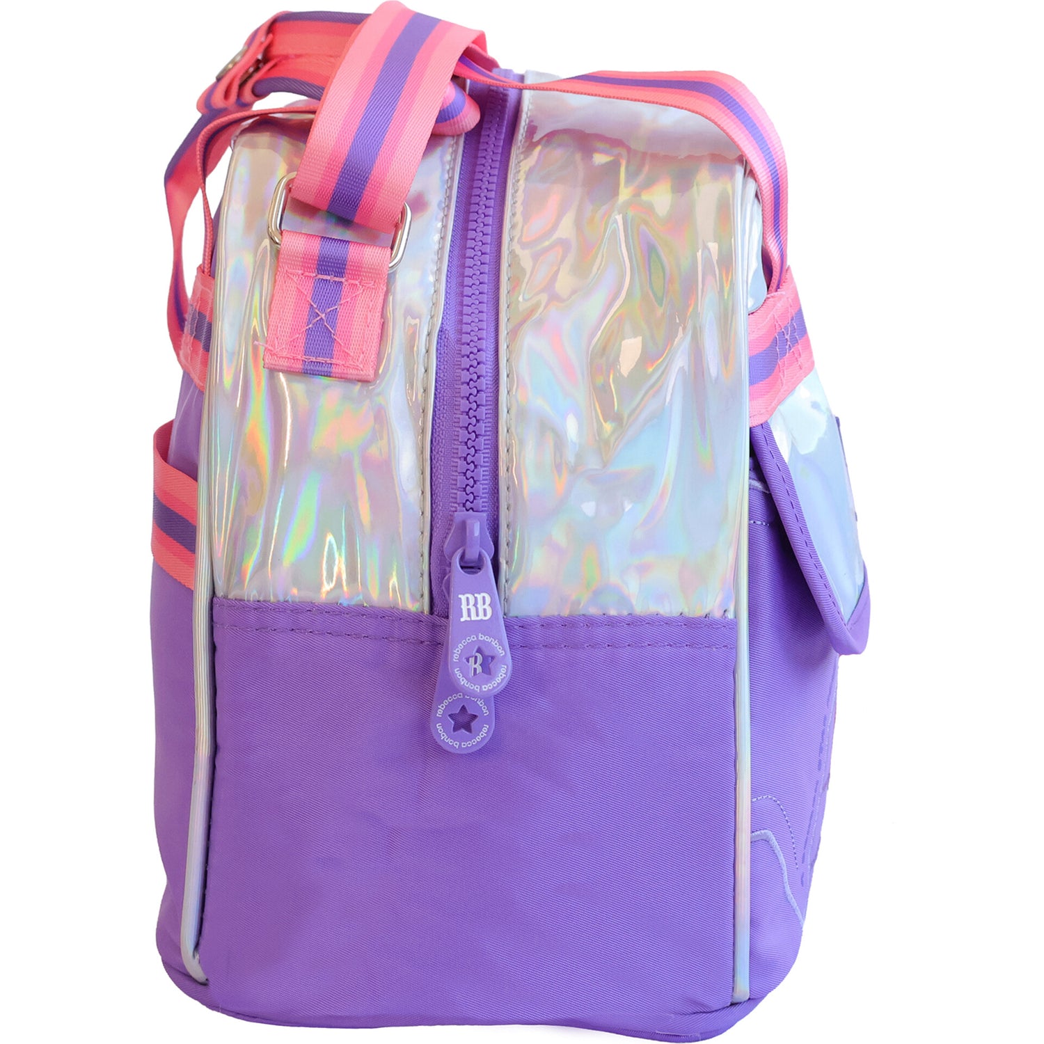 Saco Lanche Holo Lilás Rebecca Bonbon