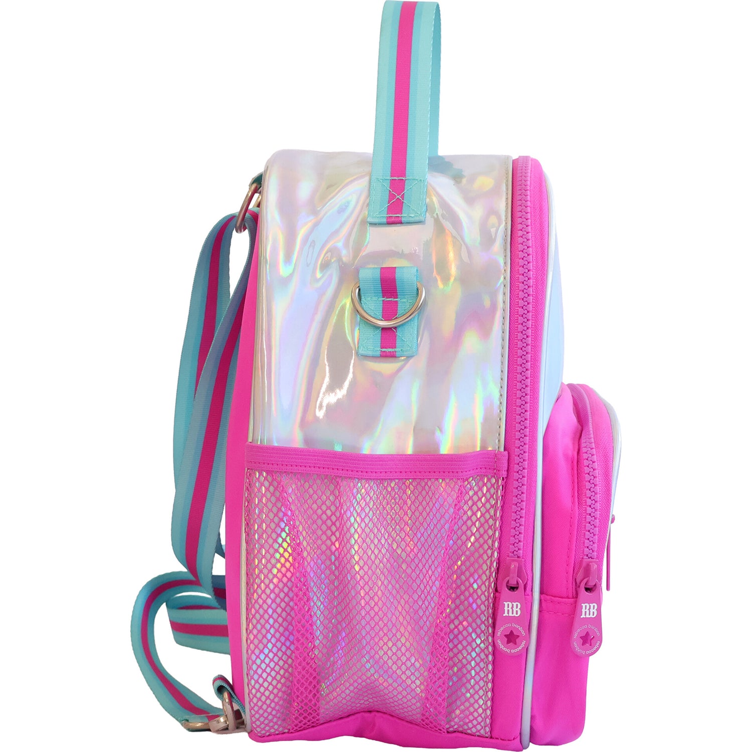 Saco Lanche Holo Rosa Rebecca Bonbon
