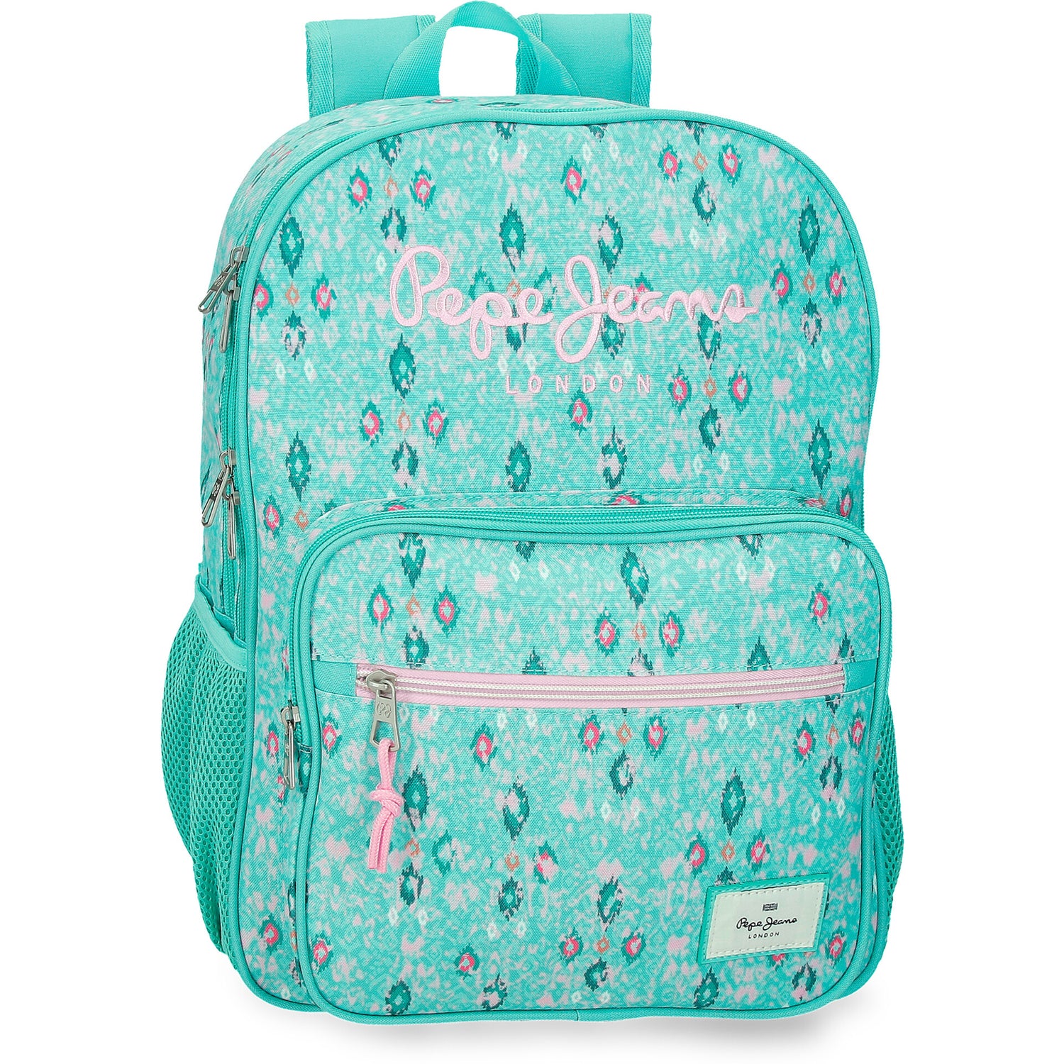 Mochila Dupla 40 Centímetros Sun Verde Turquesa Pepe Jean