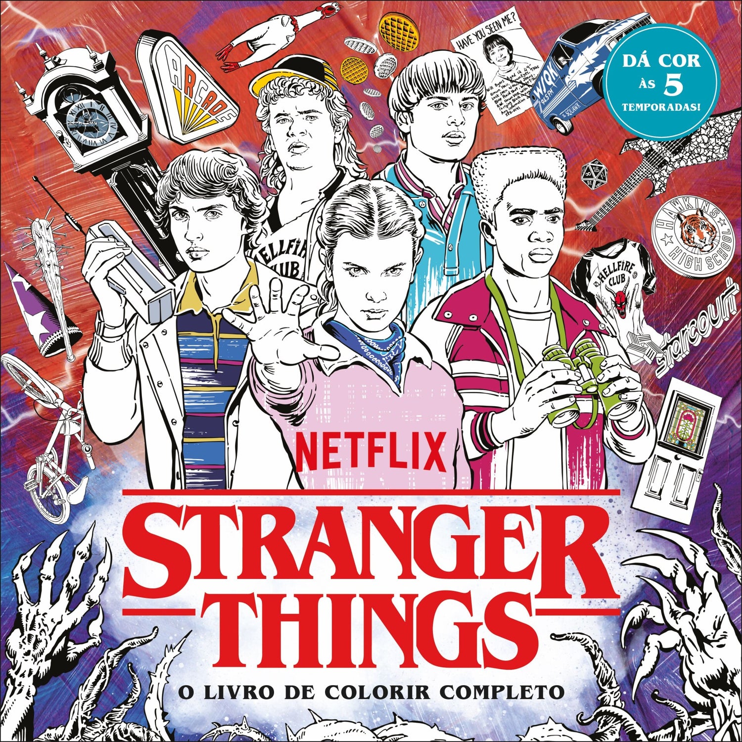 Stranger Things: O Livro De Colorir Completo de Netflix