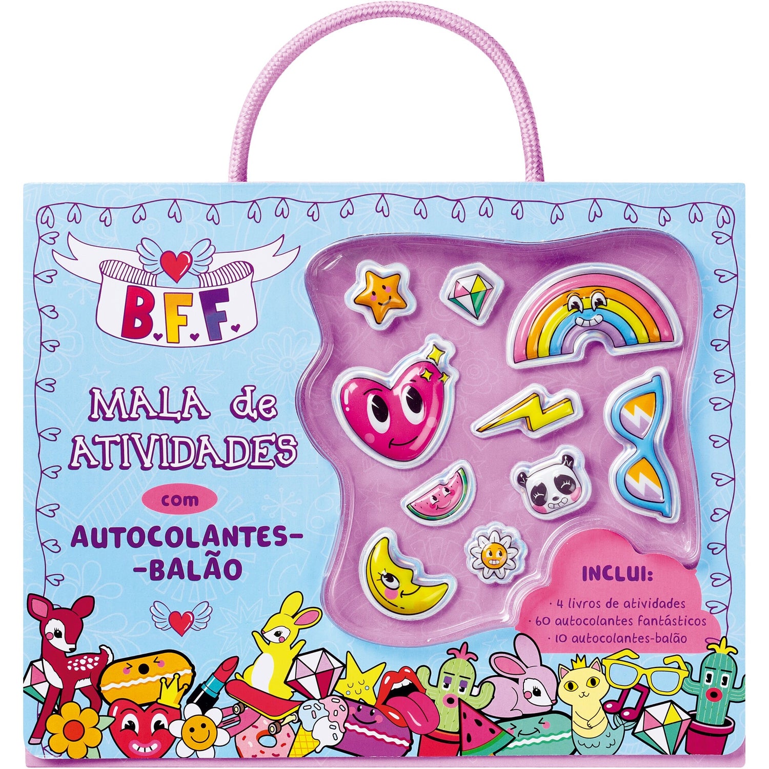 Bff - Mala De Atividades Com Autocolantes-Balão de Livro