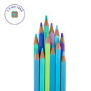 Conjunto 12 Lápis Cor Live Colourfully-Ocean