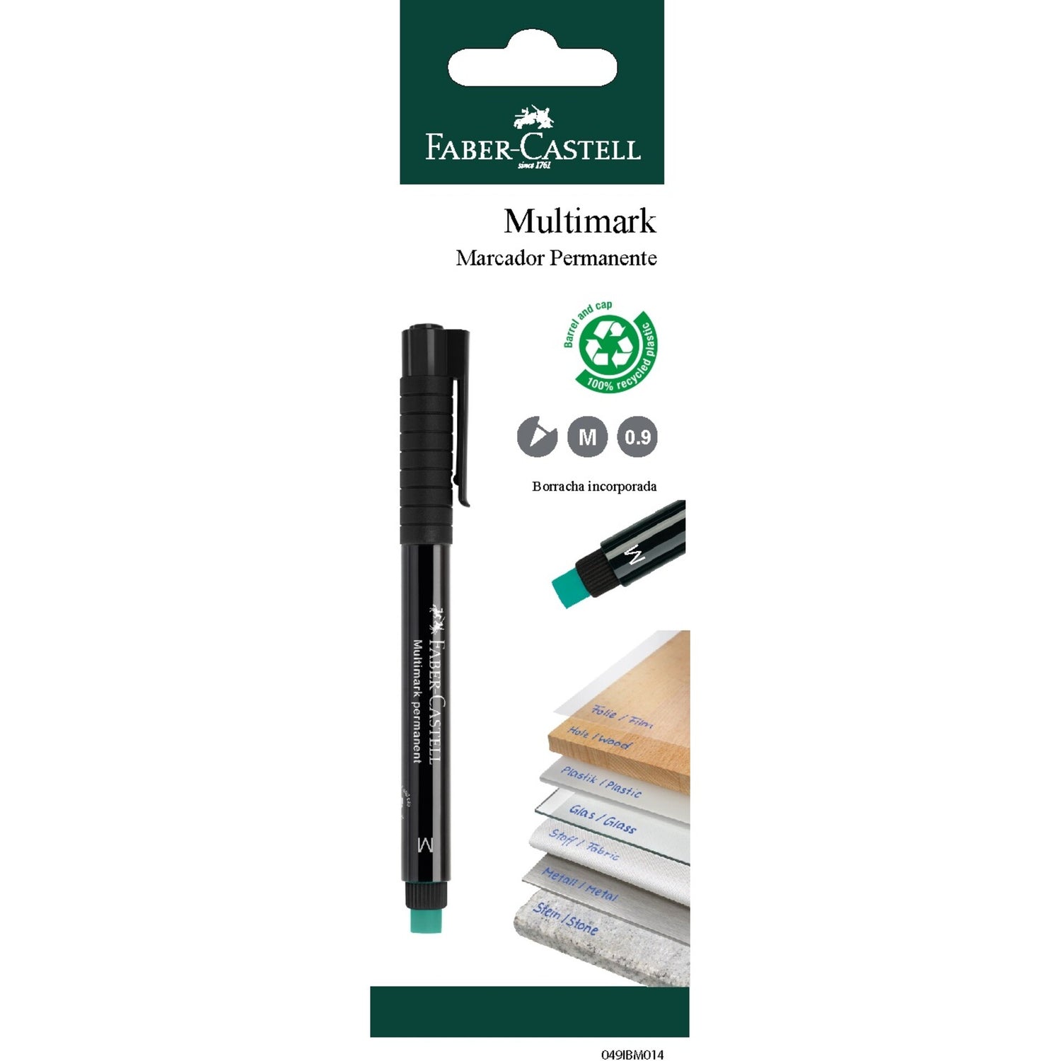 Marcador Perm Md Multimark Pt Faber Castell