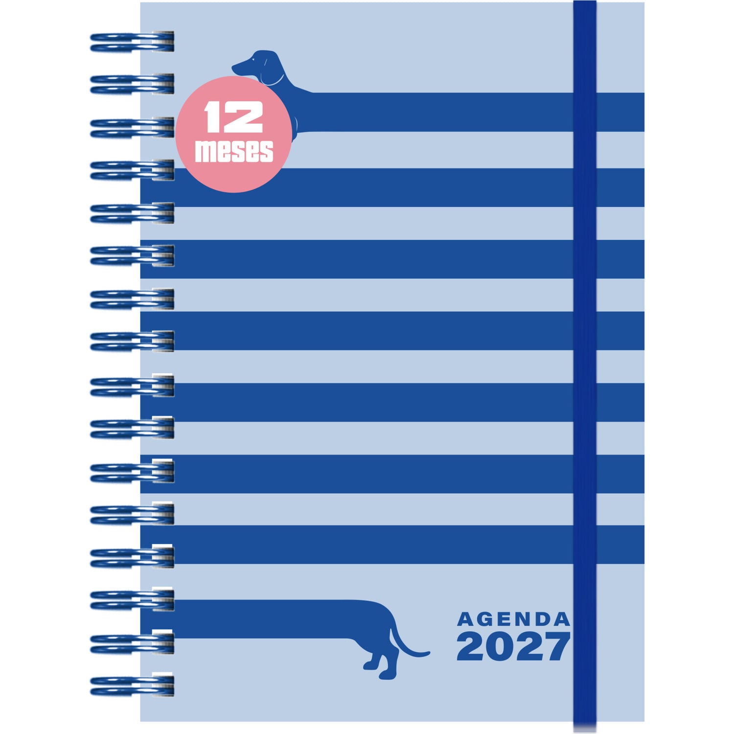 Agenda Formato A5 2027 Espiral 12 M Sem Dogs Note!