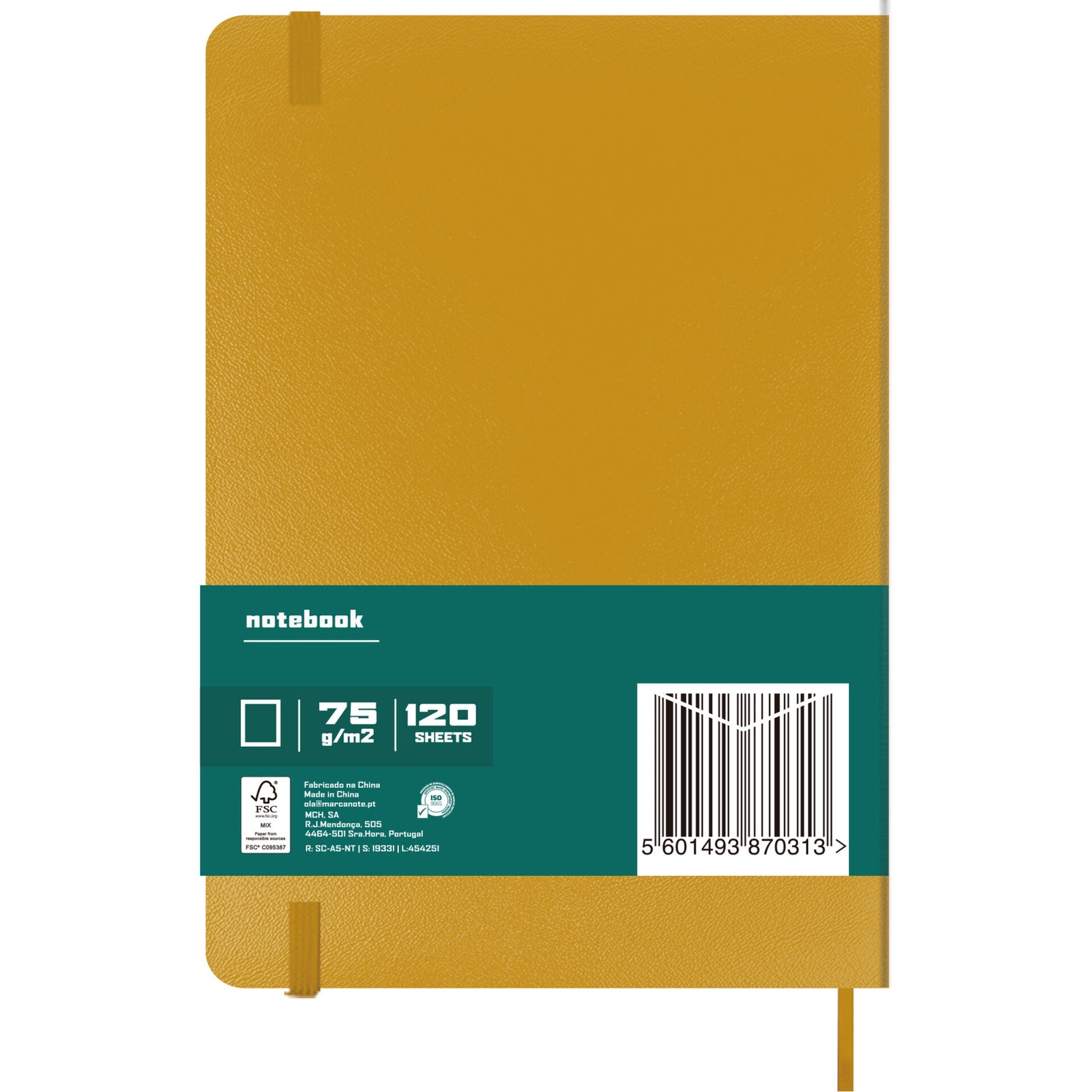 Caderno Agraf Formato A5 C.Dura Com Elast L 120 F Note