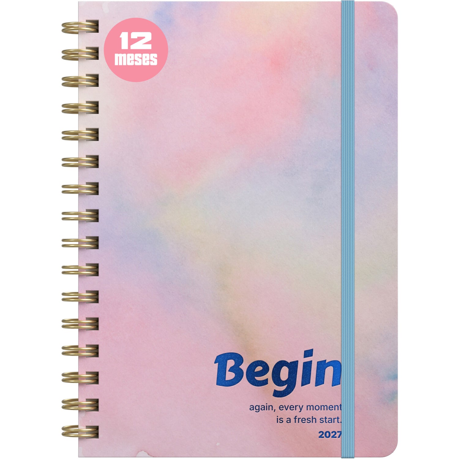 Agenda Espiral A5 2027 12 Meses Semanal Personality (várias opções) Note!