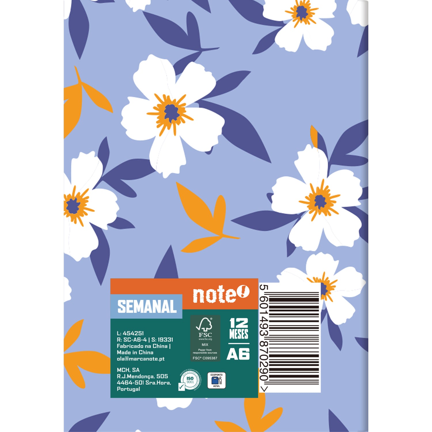 Agenda A6 2027 12 M Sem Petals & Paws