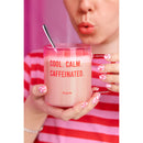 Caneca Vidro - Cool. Calm. Caffeinated.