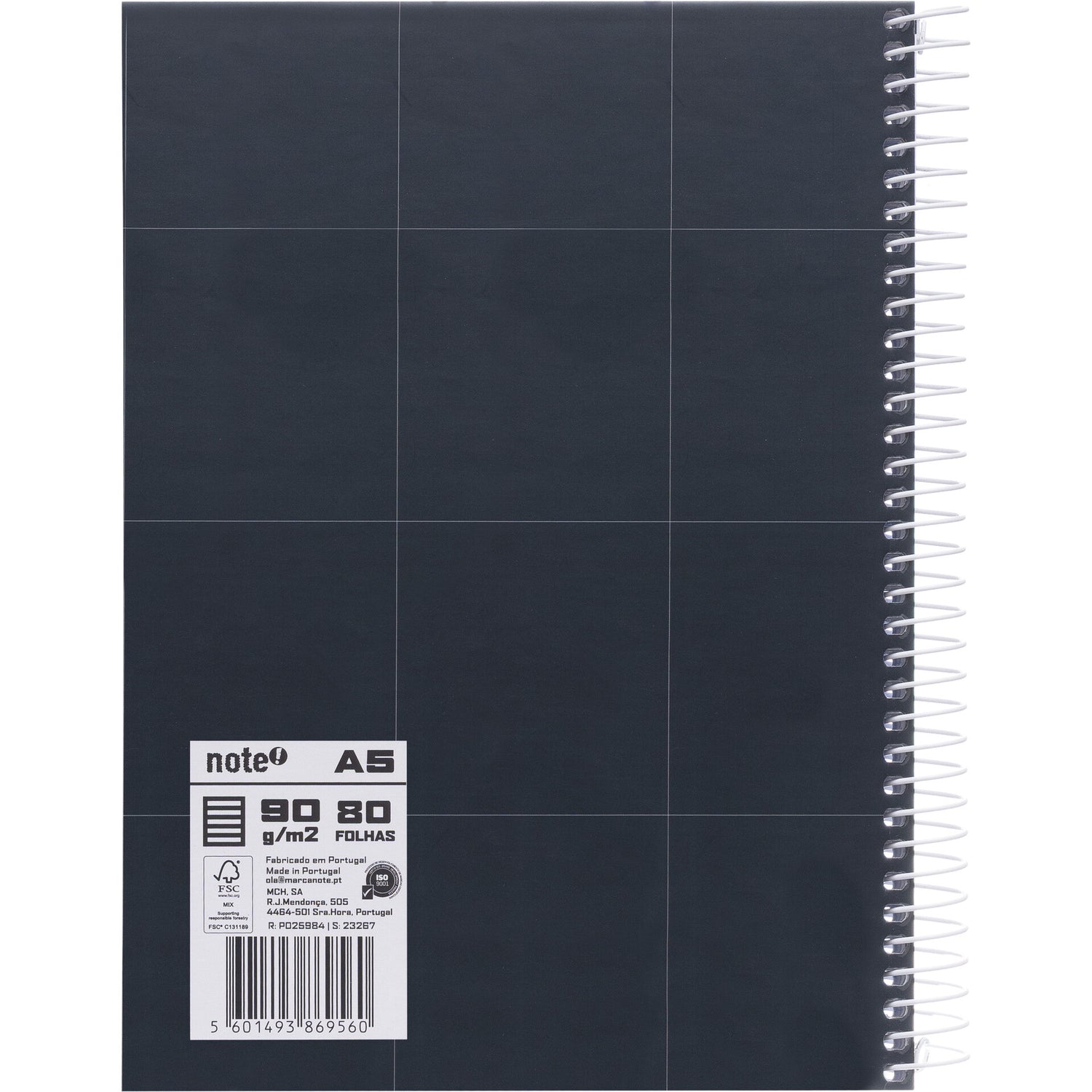 Caderno Espiral Formato A5 Cdura P 80 F 90 G Pure Leccit