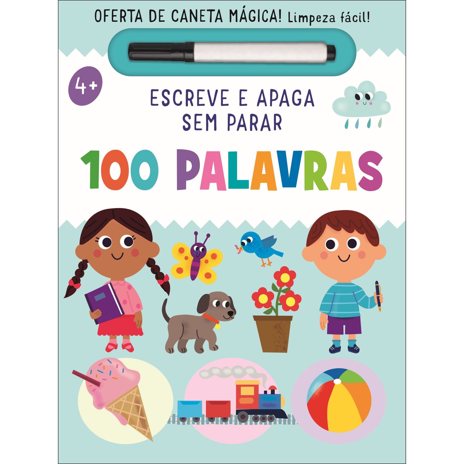 Escreve E Apaga Sem Parar: 100 Palavras de Toni Stemp