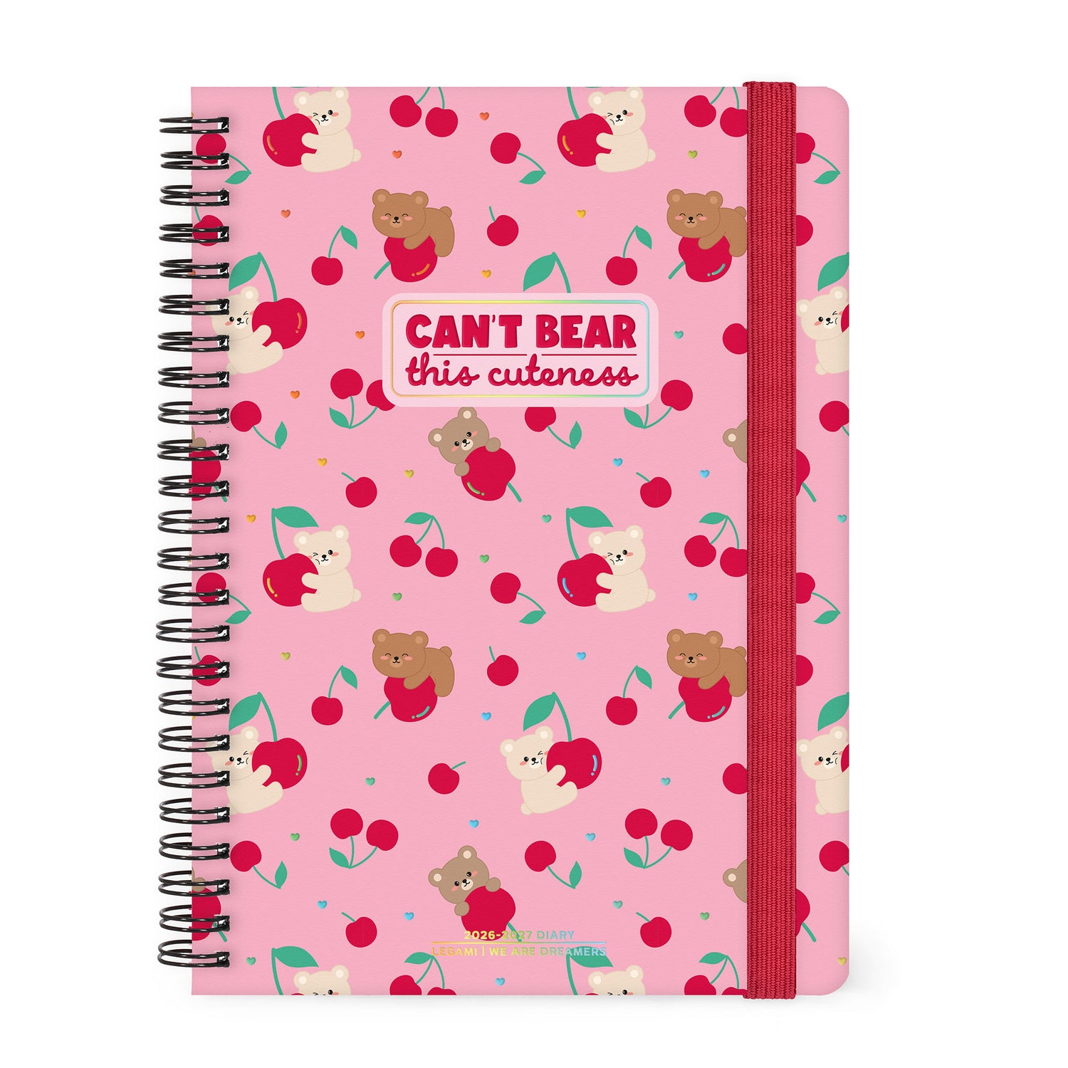 Agenda Semanal 2026-27 M - Cherry Bear