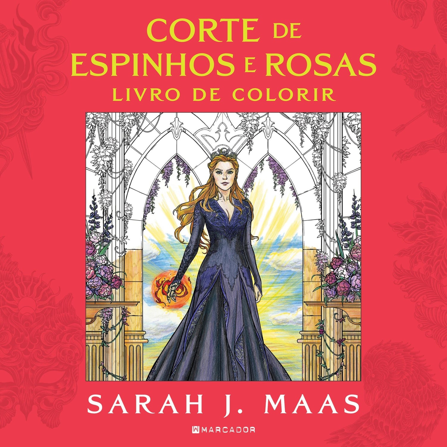 Corte De Espinhos E Rosas: Livro De Colorir de Sarah J. Maas