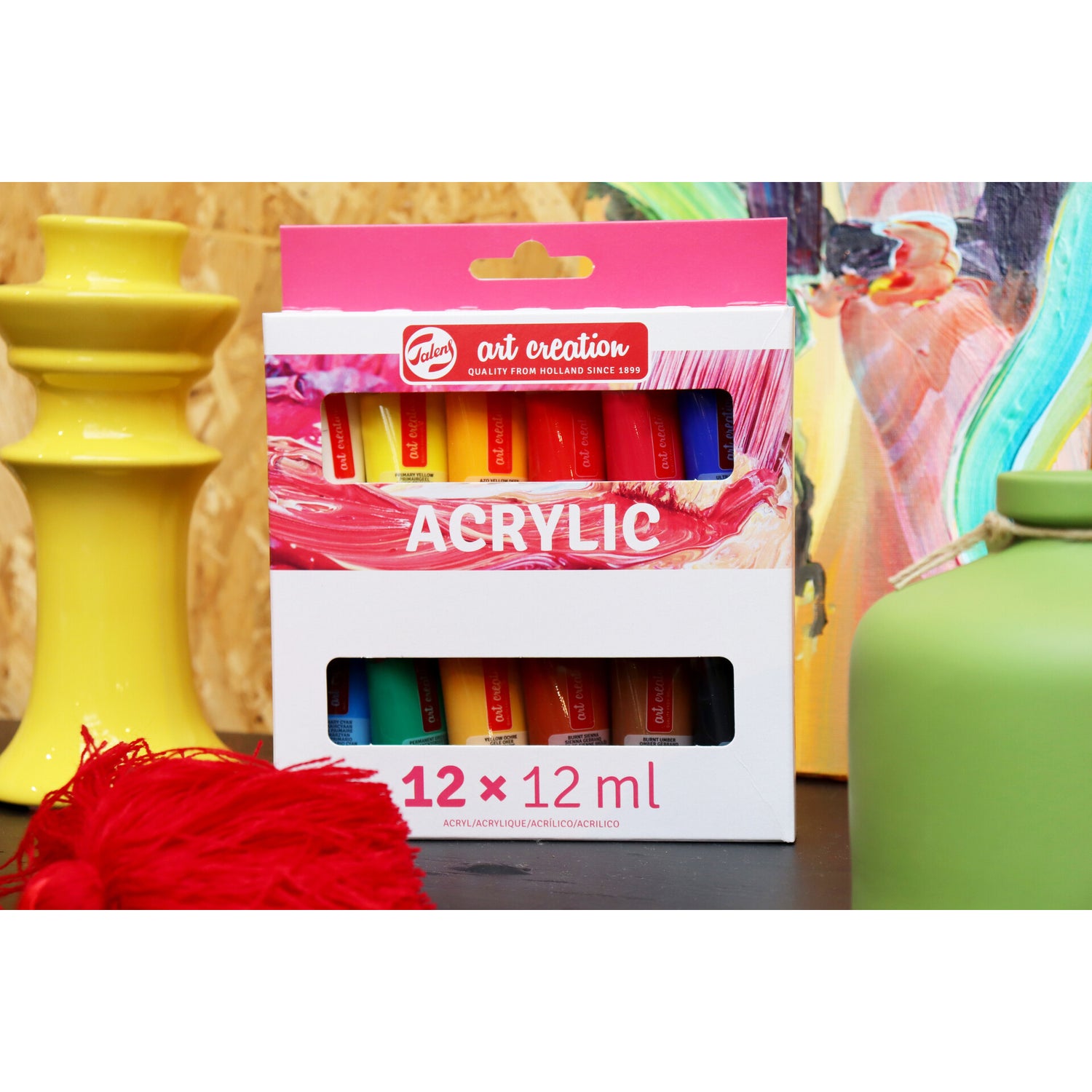 Set Acrilico 12 X12 Mililitros Talens Art Creation