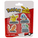 Conjunto 4 Borrachas - Pokemon