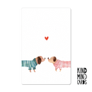 Postal - Dogs Kissing