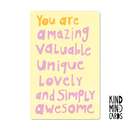Postal - You're Amazing & Simply Awesome