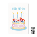 Postal - Happy Birthday (Cake)