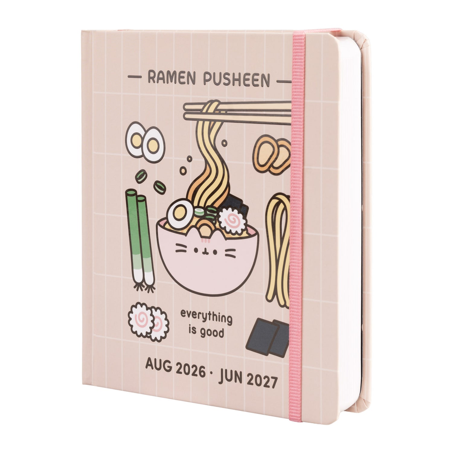 Agenda Diária 2026-27 M - Pusheen Sushi