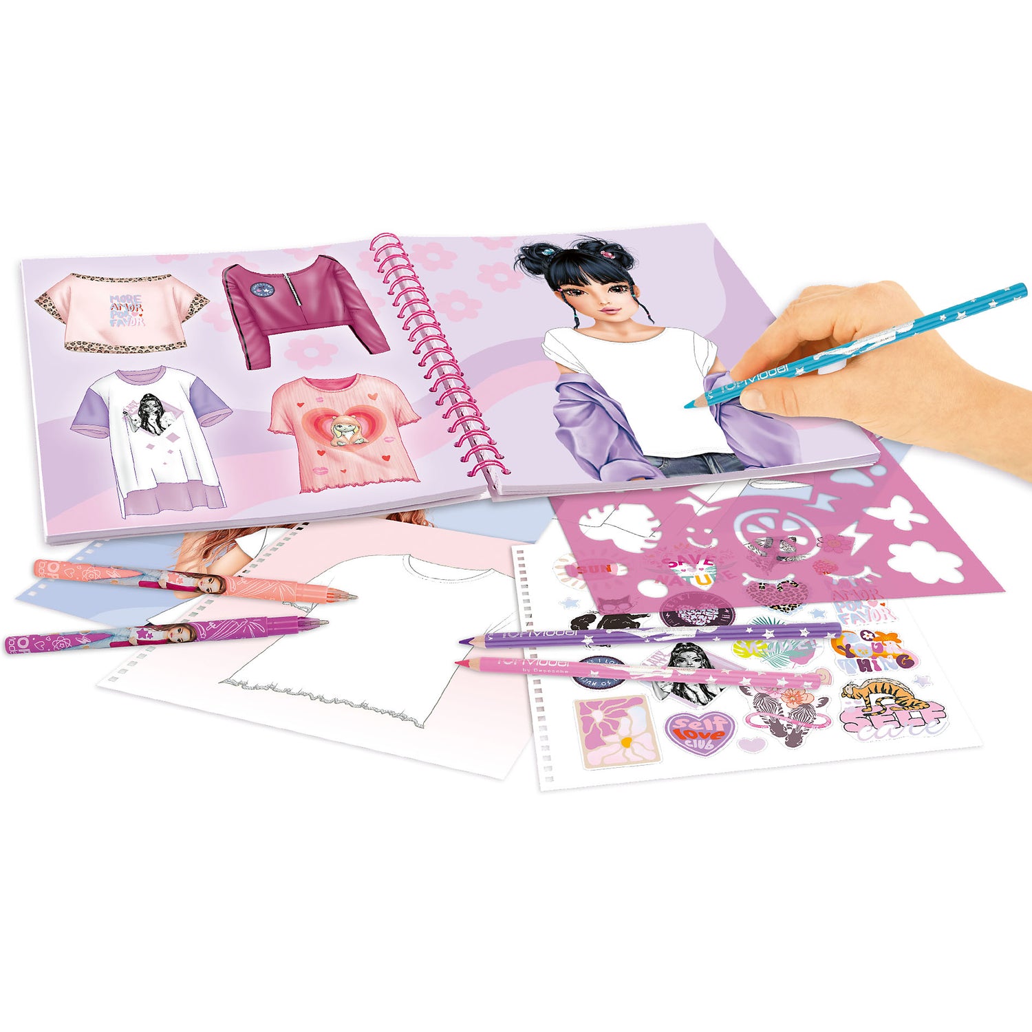 Caderno Diy Designer T-Shirts - Topmodel