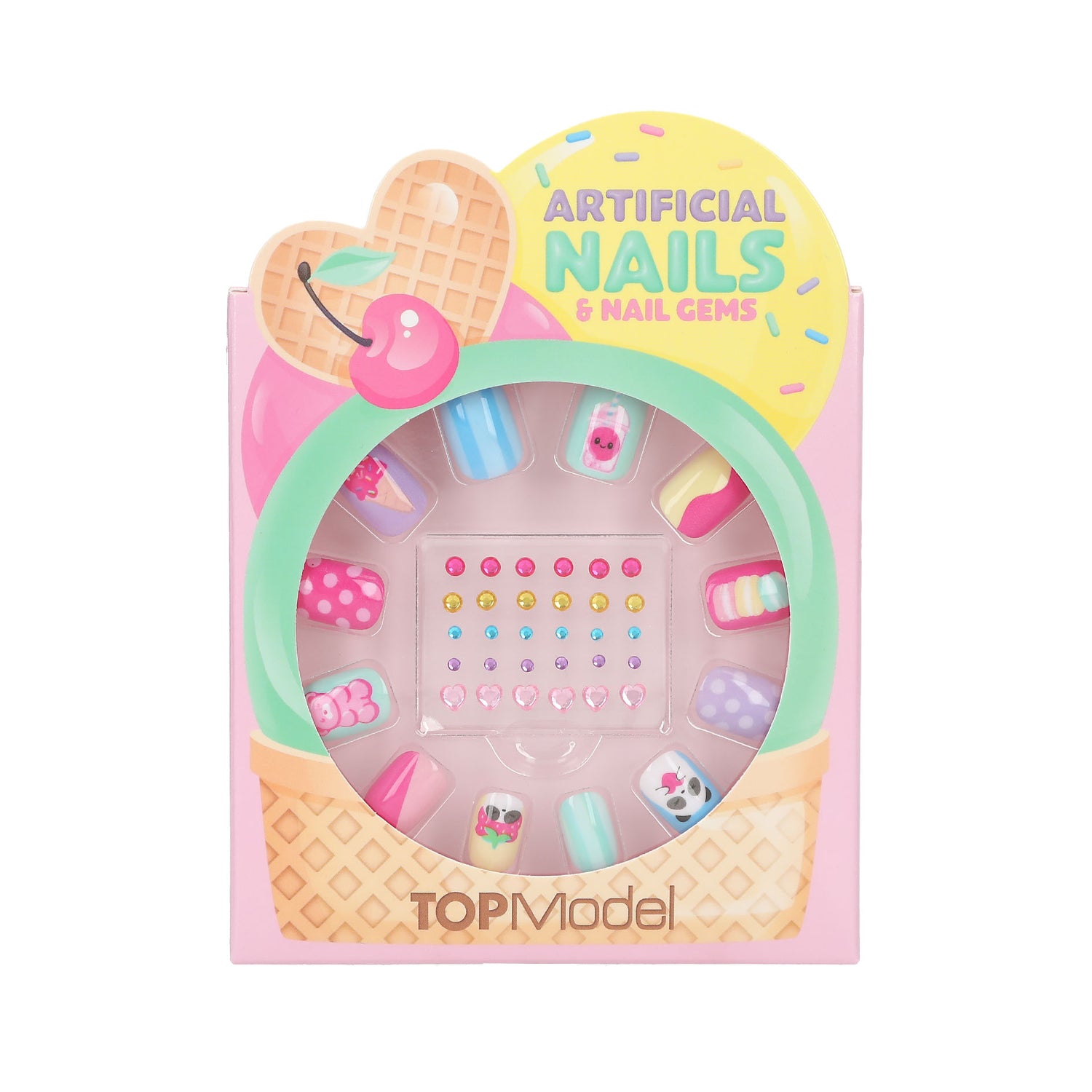Conjunto Unhas Com Pedras - Candy Glam